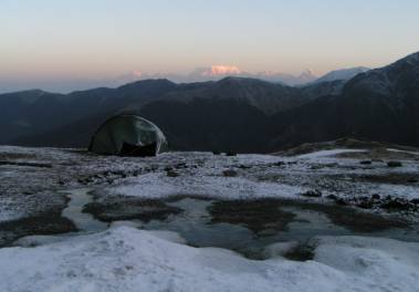 Photo by Frank & Klaus Germany,view from bedani bughyal,india bedani bughyal tours,side view of himalayan ranges from bedani bughyal